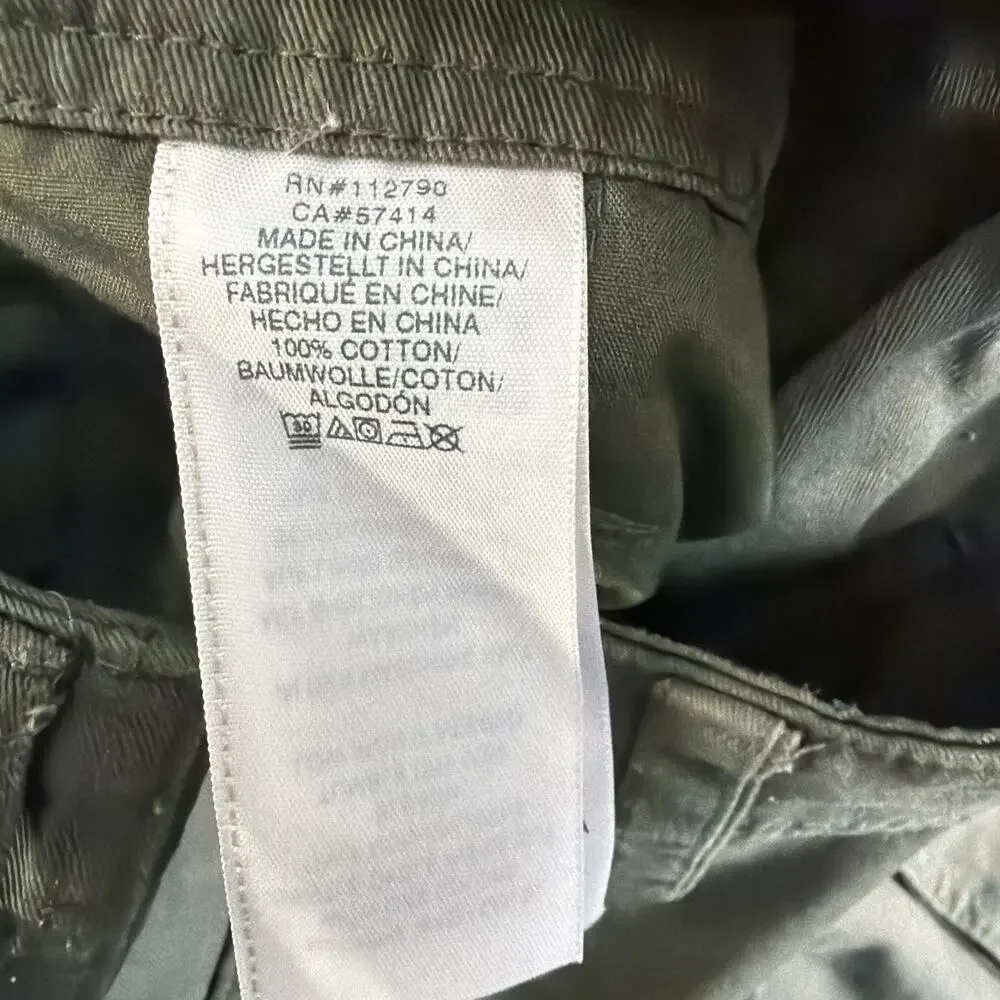 True Religion Cargo Shorts Mens 30 Moss Green World Tour Miltant 12
